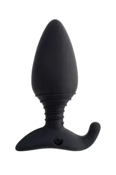 Analna čaura lovense Hush( L), silikon, Crna, 12,1 cm