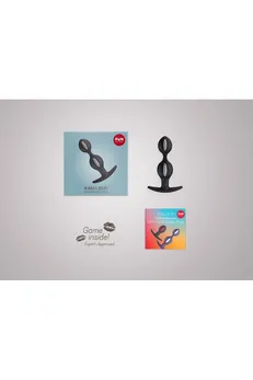 Analni stimulans Fun Factori Balls crno-siva