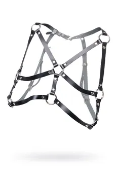 Pecado BDSM portupea, iskušenje  sa prstenovima, prirodna koža, crna