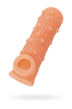 Kokos mlaznica realna sa dodatnom stimulacijom, TPE, telesna, 10 cm (NS 002-s)