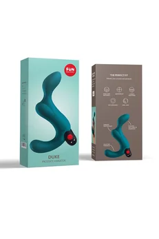 Fun Factori Duke stimulator prostate, silikon, zelena, 12 cm