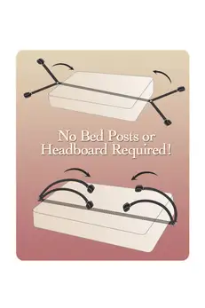 Pipedream Bed bindings Restraint Kit: manžetne i remenice za strastvene igre