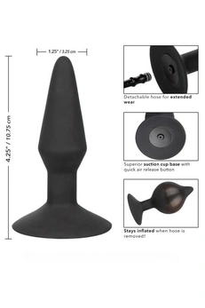 Proširivi Analni čep sa odvojivim crevom Silicone Inflatable plug (Medium)