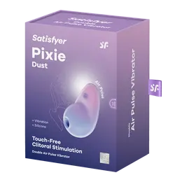 Satisfier Pikie Dust vakuumski stimulator klitorisa, ljubičasto-roze