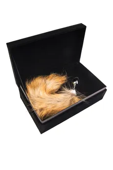 Analna čaura Metal bi TOIFA, metal, srebro, sa velikim crvenim repom, 37 cm, Ø 2,9 cm, 195 g