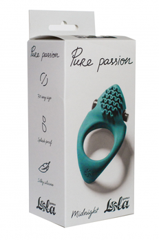 Erekcija vibrokolco Pure Passion Midnight Green