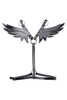 Portupea Pecado BDSM, krila, koža, crna