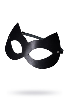 Mačja maska-mačka, koža, crna