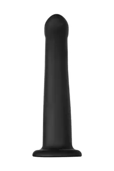Analni dildo Popo Pleasure bi TOIFA Serpens sa savijanjem M, silikon, Crna, 16,5 cm