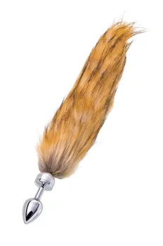 Analna čaura Metal bi TOIFA, metal, srebro, sa velikim crvenim repom, 37 cm, Ø 2,9 cm, 195 g