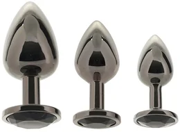 Crna alюminivaя analni pluta sa staklom Srednje