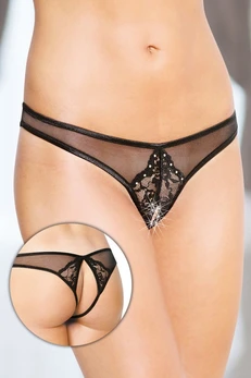 Tange otvorene crne-S / M 244216