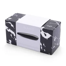 Masažer le WAND Crystal Wand crni obsidijan