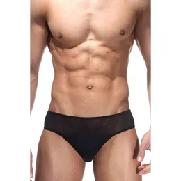 Gaćice muške Tonge crne poluprozirne