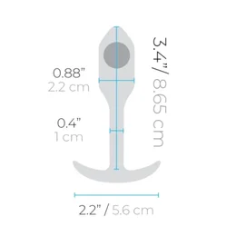 Profesionalni čep za nošenje B-Vibe Snug plug 1 crna