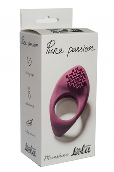 Erekcioni vibrokolco Pure Passion Moonshine Wine red