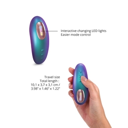 Stimulator klitorisa sa jezičkom Love to Love DREAMER-IRIDESCENT TURQUOISE