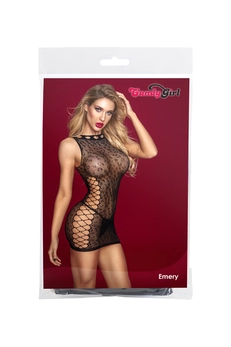 Mrežasta haljina i tange Candi Girl Emeri Crna, OS