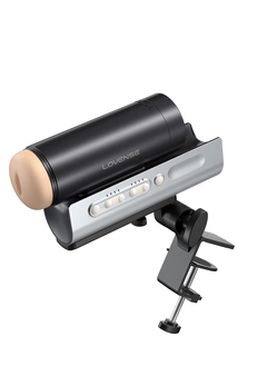 Vibracioni turbator nerealan lovense Solace PRO, TPE, Crna, 23,1 cm