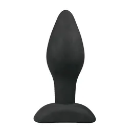 Mali Analni dodatak za početnike Small Black Silicone buttplug
