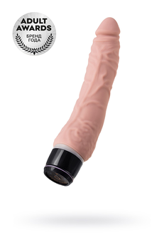 Realno vibrator TOYFA A-Igračke Akin, silikonski, desetar, 20,2 cm