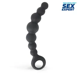 Stimulator analna boja crna, L 150 mm d 19k22k31 mm art. sem-55033