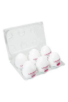 Set masturbatora nerealnih lovense Kraken, TPE, bela, 6,2 cm