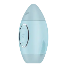 Satisfier Mission Control vakuumski stimulator klitorisa, cijan