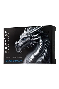 Erotist Silver Dragon kapsule, za muškarce, za poboljšanje erekcije, 10 kapsula