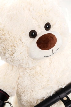 Pecado BDSM komplet za vezivanje medveda (mali odstojnik, lisice), koža, crna