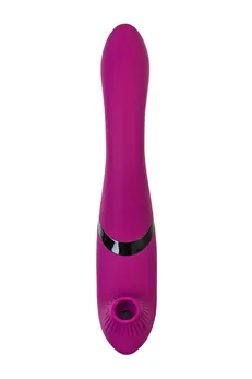 Vibrator rotacioni C vakuum stimulacija Joss Spinser, silikon, ljubičasta, 23 cm