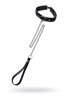 Choker-ogrlica Pecado BDSM, koža, crna