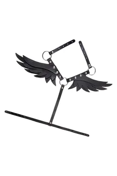 Portupea Pecado BDSM, krila, koža, crna