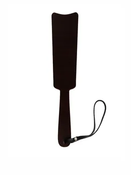 Paddle Crna tvrda od prave kože, drveta i HDF premaza venge boje