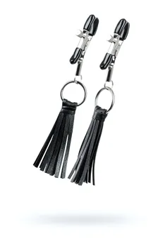 Stezaljke za bradavice Toifa Theatre sa resicama, crne