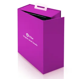 Analne premium perle sa 2 motora B-Vibe triplet Anal Beads Fuchsia