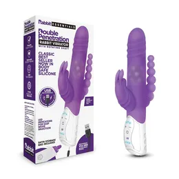 Double penetration Double penetration Rabbit vibrator ljubičasta