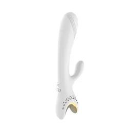 Snažan beli vibracioni masažer-zec VX007 Strong Rabbit Vibrator