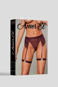 S / M Plum ženske gaćice sa pojasom