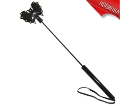 Stek sa ravnom pamukom od lakirane kože šišmiš