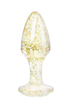 Toifa analna čaura, akril, zlatna, 8 cm, Ø 2,8 cm