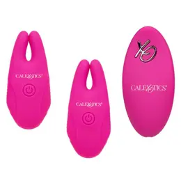 Stege za bradavice sa daljinskim upravljanjem REMOTE NIPPLE CLAMPS (pink)