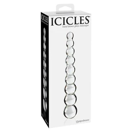 Stakleni stimulator Icicles No. 2 - Clear