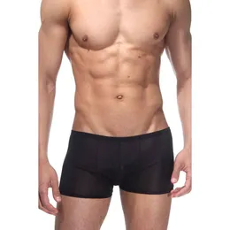 Niski crni glatki boxeri