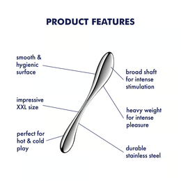 Markdovn! Metalni Dildo Satisfier Star Force 3