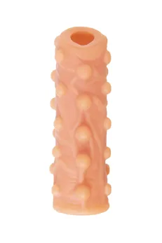 Kokos mlaznica je realna sa dodatnom stimulacijom, TPE, telesna, 10 cm