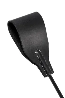 Pecado BDSM stack, sa metalnom drškom, model 2, koža, crna