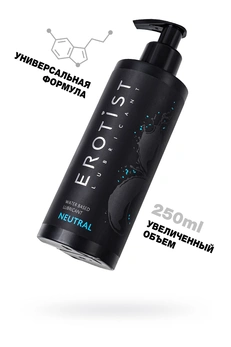 Neutralno mazivo na bazi vode Erotist, neutralno, 250 ml