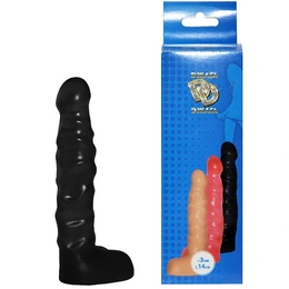 Analni stimulans crne boje sa skrotumom