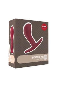 Analni stimulans Fun Factori BOOTIE Medium, silikonski, bordo, 9,3 cm